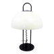 Lampe champignon en métal et acrylique 1980