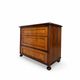 Small Antique walnut and walnut veneered Chest of Drawers – Neoclassic