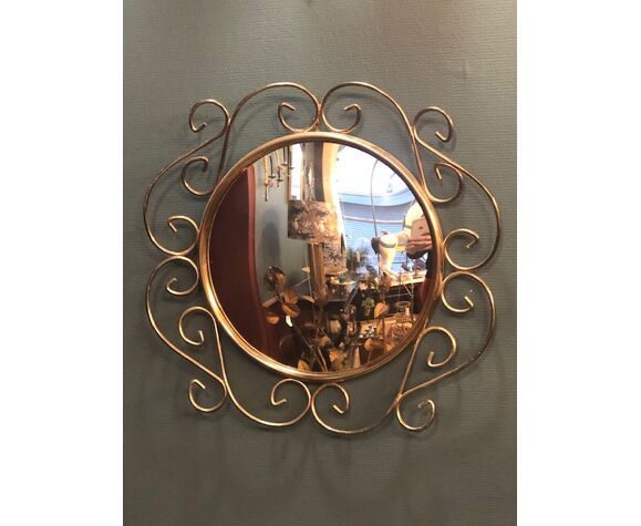 Vintage free-form mirror