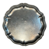 Plat circulaire festonné en étain jean baptiste oudart