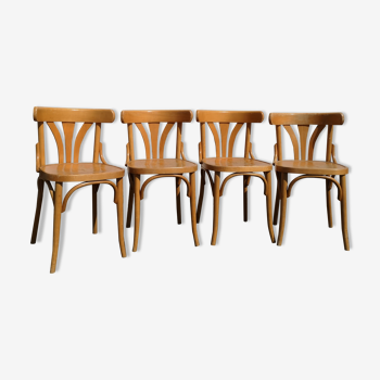 Lot de 4 chaises bistrot