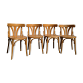 Lot of 4 bistro chairs