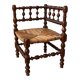 Fireplace armchair or children's straw corner