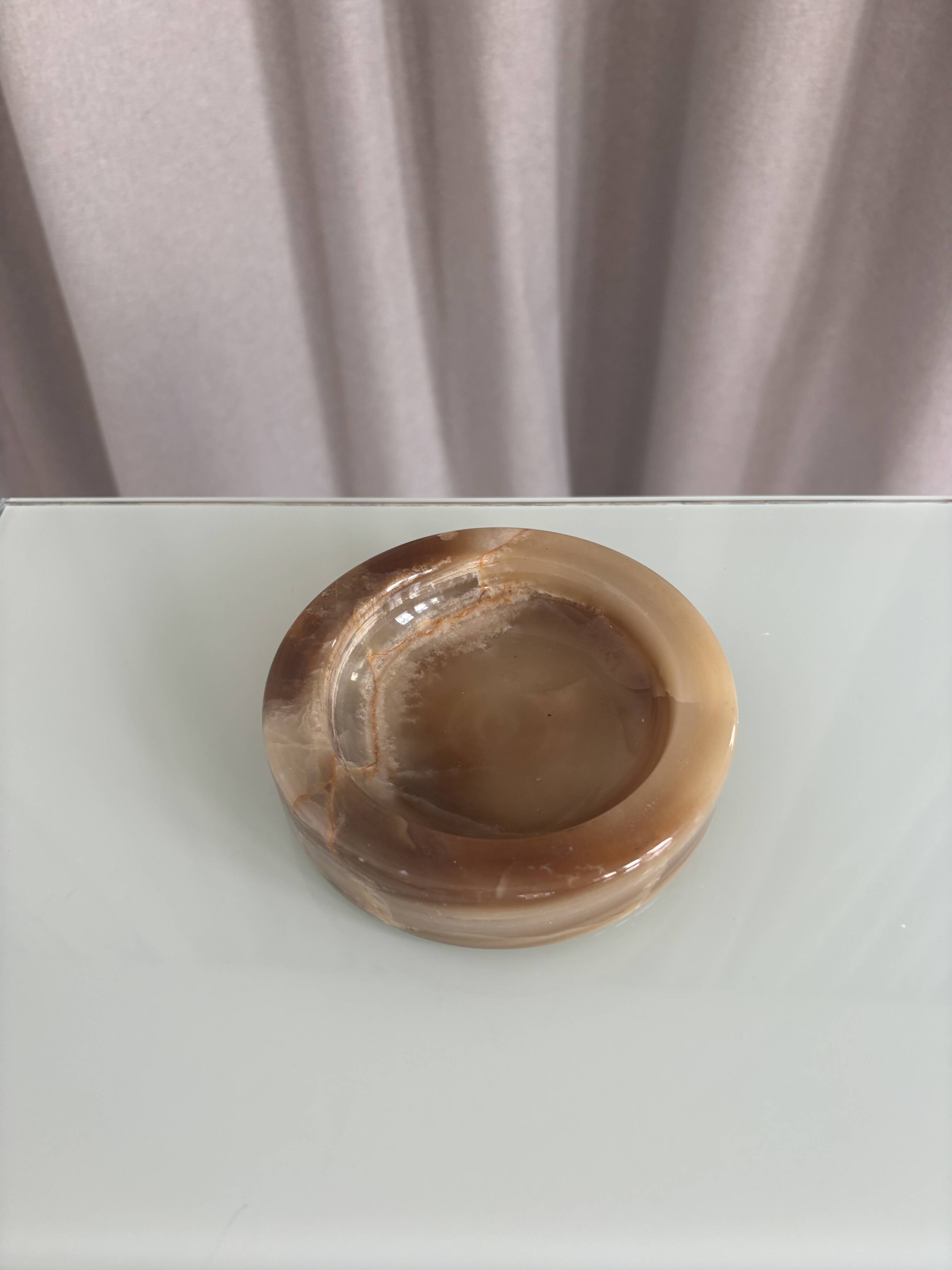 Vintage onyx catchall / ashtray