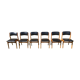 Set de 6 chaises scandinave