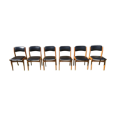 Set de 6 chaises scandinave