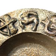 Cendrier vide-poche zodiaque en bronze massif