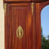 Louis XVI style mahogany cabinet