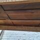 Rectangular table in raw oak