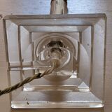 Pied de lampe style art deco en verre