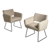 Paire de fauteuils 760 par J.A. Motte pour Steiner