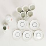 Porcelain espresso set, Lettin, Germany 1960s.