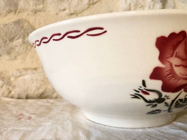 Badonviller Roses Salad Bowl