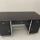 Bureau moderniste tchécoslovaque en chrome et bois, années 1950, Europe