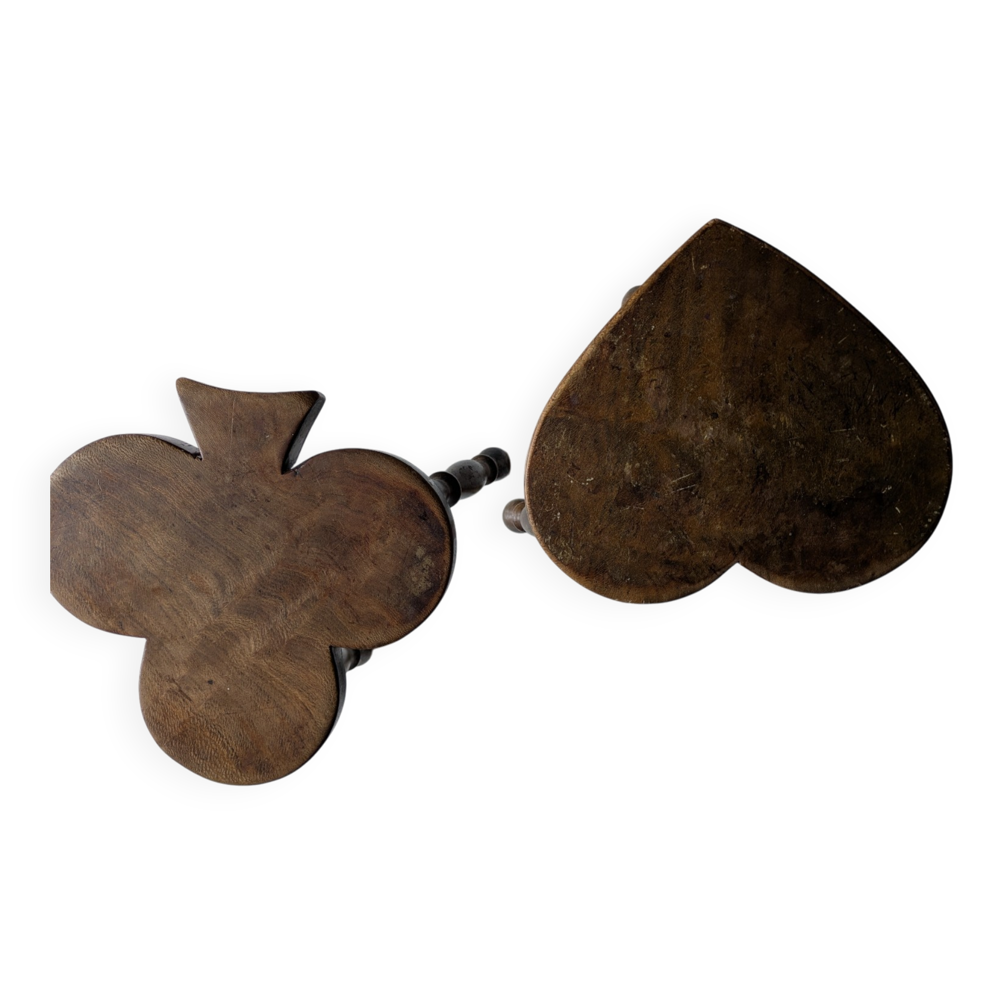 Brutalist tripod stools