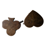 Brutalist tripod stools