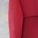 Vintage Artifort Design Armchair Model Ben in Sturdy Red Fabric