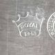 BB stamped plate from the Lyon goldsmiths Bouillet and Bourdelle.