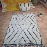 Tapis berbère en laine fait main 150 X 100 CM
