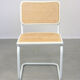 Vintage white B32 Cesca chair by Marcel Breuer, 90s