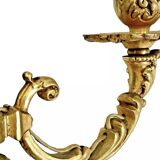 2 anciennes appliques bronze style Louis XVI