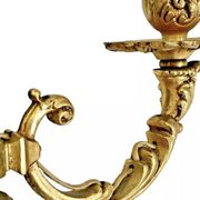 2 anciennes appliques bronze style Louis XVI