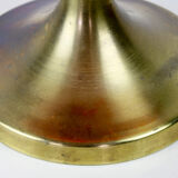 Mid-century orange glass table lamp