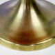 Mid-century orange glass table lamp