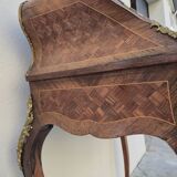 Louis XV style lady's desk in marquetry and bronze