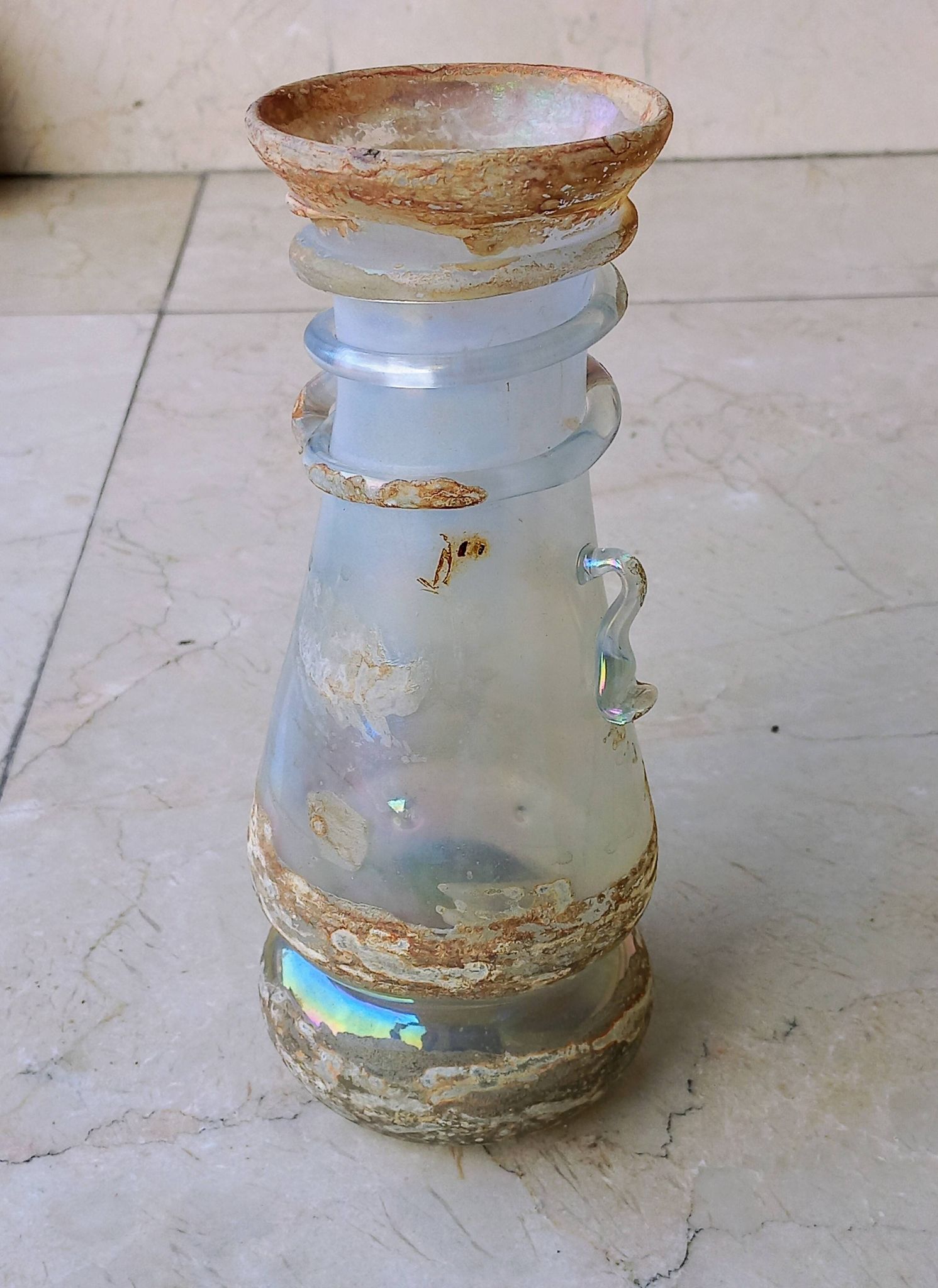 Scavo crystal italian vase