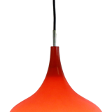 Glass pendant lamp orange