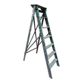 Stepladder, large ladder, wood, 1900s period