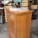 Commode meuble à tiroirs pied compas vintage- 1950s