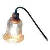 Vintage portable lamp with a glamorous feel