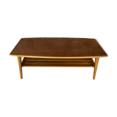 Scandinavian teak coffee table in the 70s