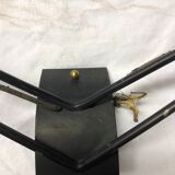 Wall light 50s brass metal glass