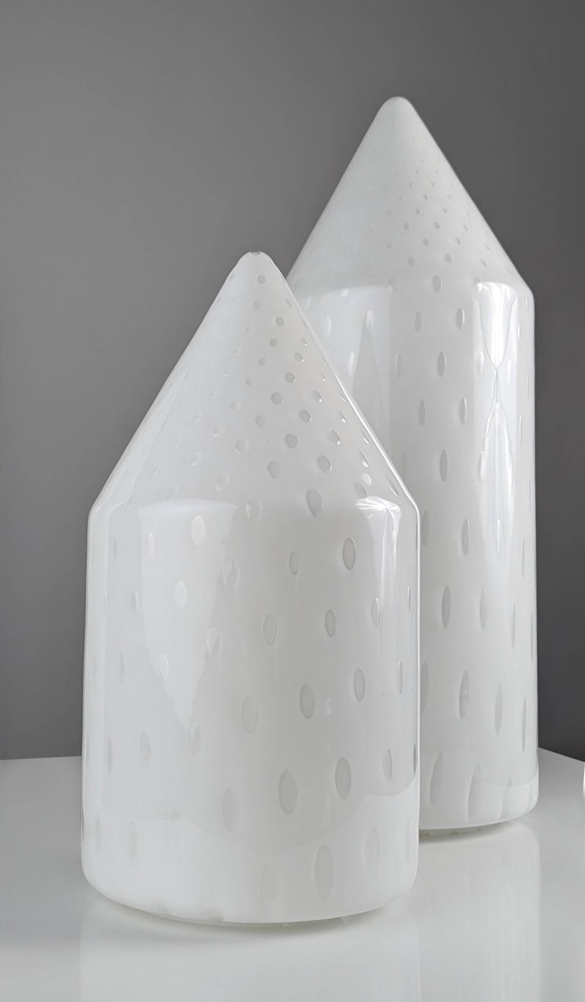 Pair of table lamps by Vetri Murano