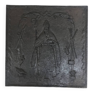 Plaque de cheminée en