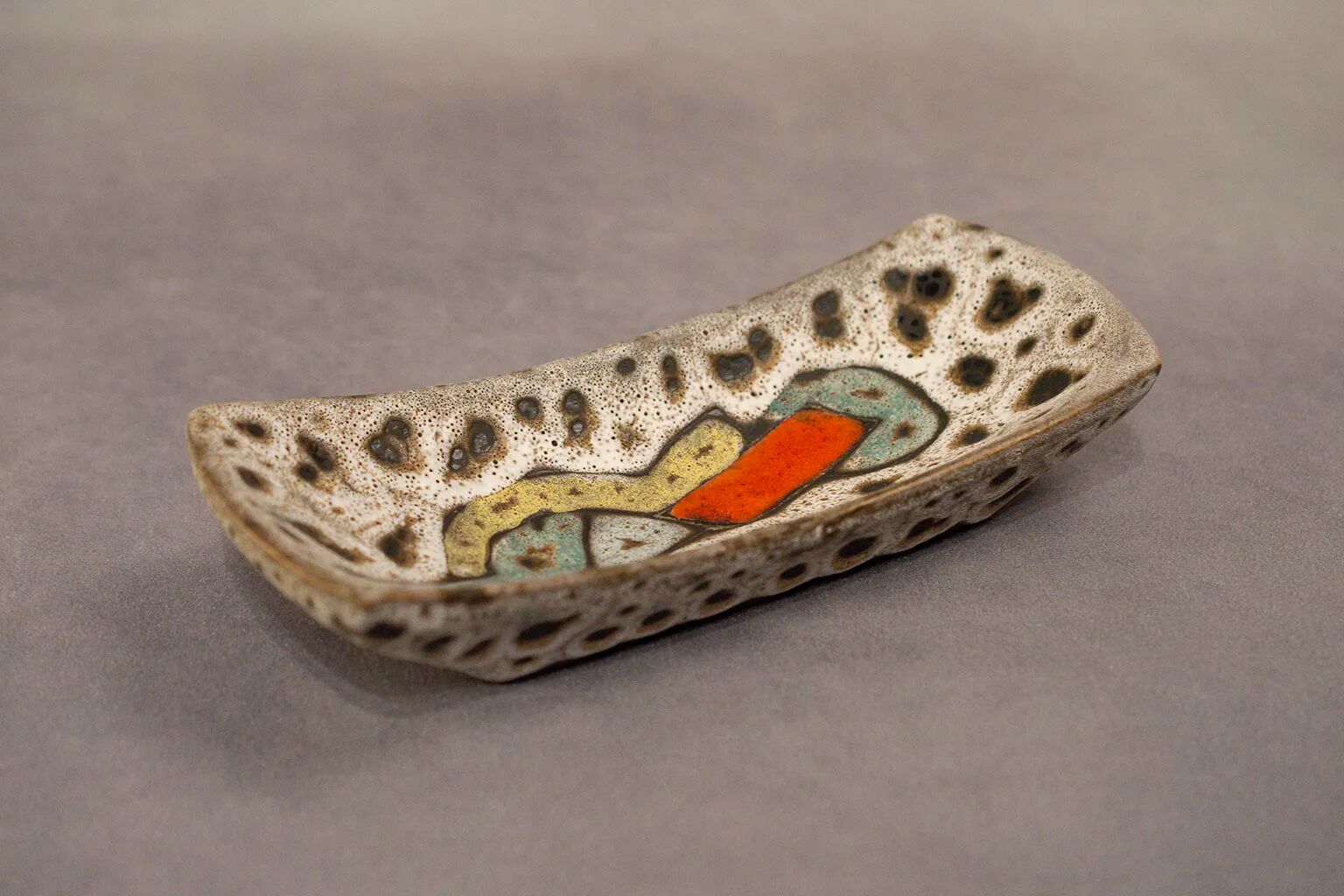 4 ceramic fat lava bowls by Marius Bessone – Vallauris – Mid-century