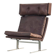 Unique piece - Danish chrome and leather armchair attributed to Poul Nørreklit