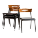 Coro dining chair by Luigi Origlia for Origlia Italy, Set of 4