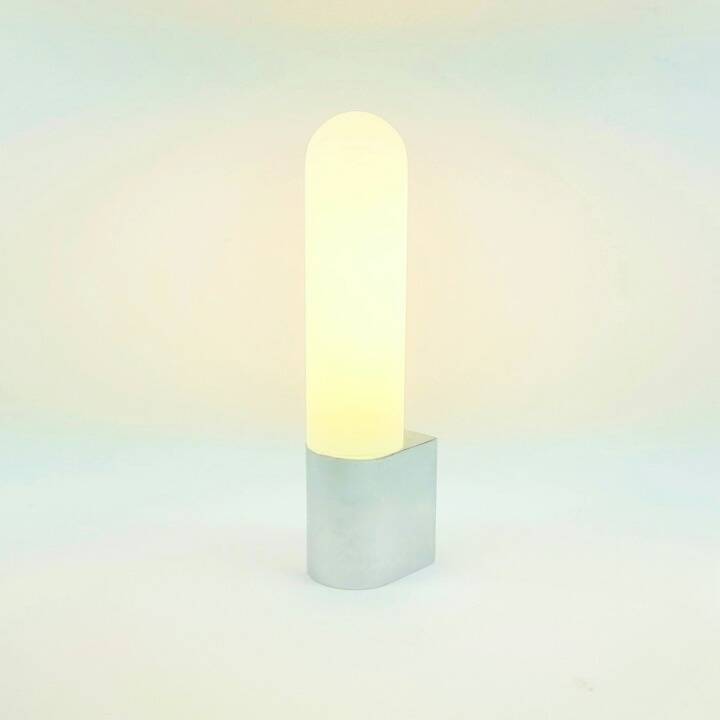 Mid Century Opaline Glass & Chrome Wall Lights from Limburg, Germany, 1970s