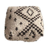 Vintage carpet pouf "Beni Ouarain"