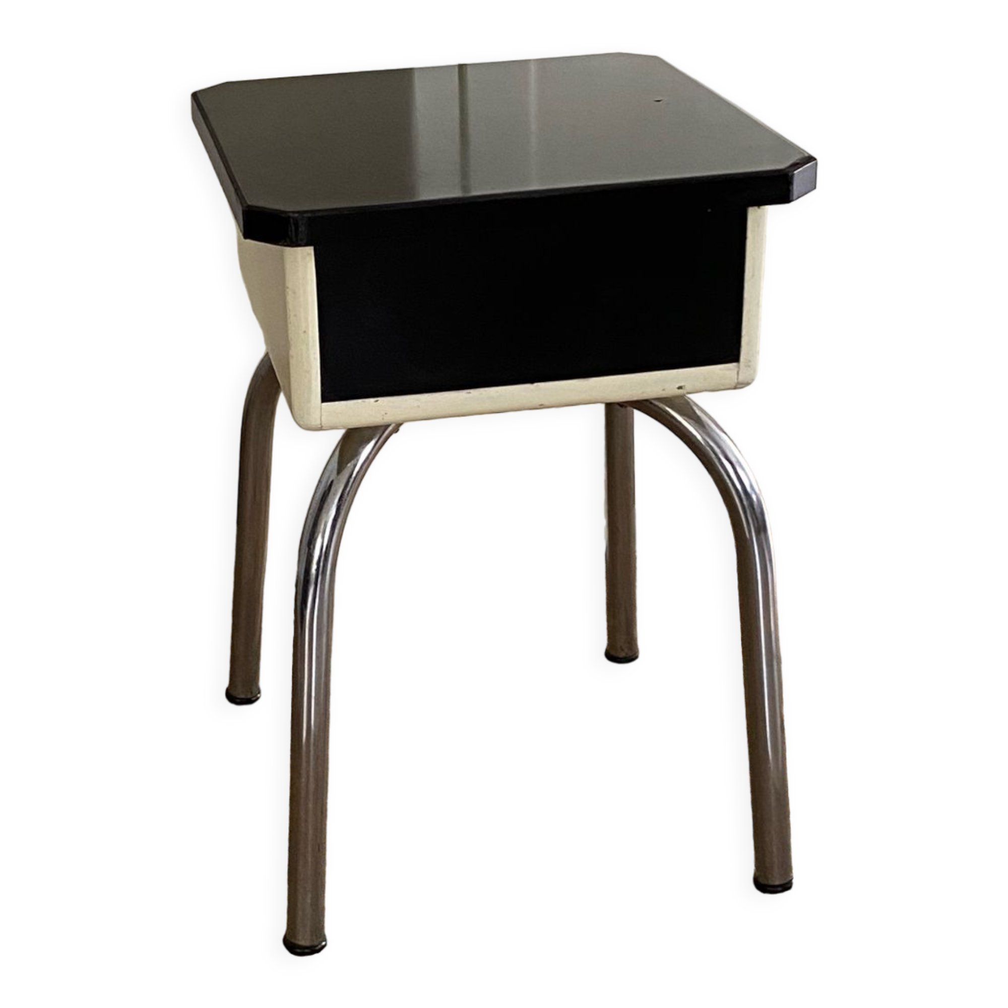 Vintage formica trunk stool