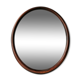 Vintage oval mirror from the 70s 45x35cm