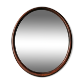 Vintage oval mirror from the 70s 45x35cm