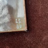 Female nude painting, Painting on copper.