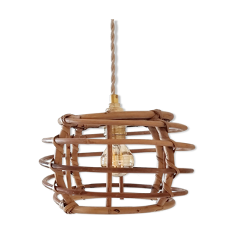 Vintage rattan suspension