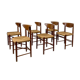 Teak dining chairs model 316 by Peter Hvidt & Orla Mølgaard Nielsen for Søborg Mobler