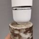 Danish ceramic table lamp from the 1970-80s.